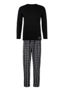 AUTHENTIC LE JOGGER Pyjama Pyjama met geruite geweven broek (2-delig, ...