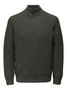 ONLY & SONS Schipperstrui ONSROLF REG HALF ZIP NECK KNIT - OTL