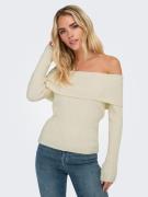 Only Gebreide trui ONLKATIA LS OFF SHOULDER KNT
