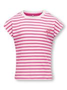 KIDS ONLY Shirt met ronde hals KOGTRINE BATSLEEVE STRUCTURE TOP JRS