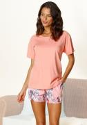 Vivance Dreams Shortama met bloemenprint (2-delig, 1 stuk)
