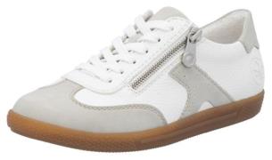 Rieker Sneakers , lage schoen, vrijetijdsschoen, veterschoen met ritss...