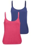 Vivance Top Met elastische glitters van zachte viscose-stretch (Set va...
