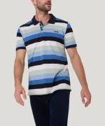 Pioneer Authentic Jeans Poloshirt met gestreept patroon