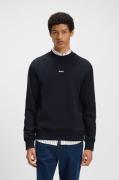 Boss Orange Sweatshirt WeSmallcrew met logo op borsthoogte