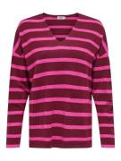 Only Gebreide trui ONLAMALIO LIFE LS V-NECK KNT