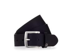 MUSTANG Leren riem Met drukknop-applicatie op de lus, 4 cm (1 stuk)