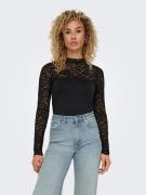 Only Kanten shirt ONLLIV L/S LACE TOP ACC