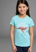 KangaROOS T-shirt Met paillettenapplicatie Korte mouwen, getailleerde ...