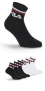 Fila Korte sokken UNISEX QUARTER PLAIN SOCKS (set, 6 paar)
