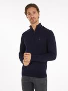 Tommy Hilfiger Schipperstrui PIMA ORG CTN CASHMERE ZIP MOCK