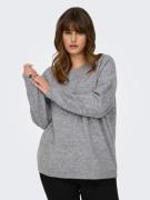 ONLY CARMAKOMA Gebreide trui CARMANIFESTA LS REVERS.PULLOVER KNT BF