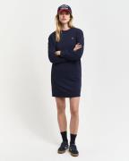 Gant Sweatjurk SHIELD C-NECK SWEAT DRESS Shield sweatjurk met ronde ha...