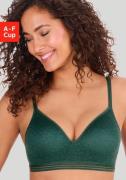 Lascana Bralette-bh Freya zonder beugel met ingebouwd push-up kussen, ...
