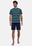 GÖTZBURG Shortama Bray met elastische taille (2-delig)