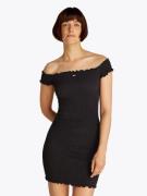 TOMMY JEANS Jerseyjurk TJW SMOCK BODYCON DRESS