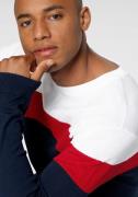 H.I.S Trui met ronde hals Nieuwe kleuren! Colourblocking, in lichte tr...