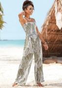 s.Oliver RED LABEL Beachwear Bandeau-jumpsuit en all-over print (Met e...