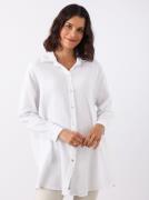 Zwillingsherz Blouse met lange mouwen "Rebecca" met knoopsluiting