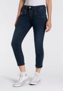 Herrlicher 7/8 jeans Shyra Cropped Denim Stretch met half blinde knoop...