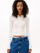 TOMMY JEANS Vest TJW ESSENTIAL ZIPPER HOOD CARDI