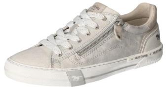 Mustang Shoes Sneakers , retro sneaker, veterschoen met extra ritsslui...