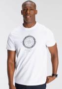 DELMAO T-shirt Korte mouw, bedrukt, ronde hals, van katoen
