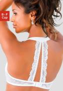 Lascana Bh met halterbandjes Ondergoed in zacht haltermodel met kanten...