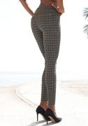 Lascana Legging met klassiek ruitmotief