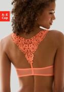 Lascana Push-up-bh met mooi geborduurd motief op de rug, sexy lingerie