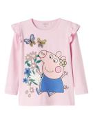 Name It Shirt met lange mouwen NMFANNA PEPPA LS TOP BOX CPLG