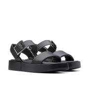 Clarks Sandalen Alda Strap , sandaal, flats met plateausool