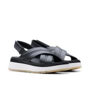 Clarks Sandalen Tuscan Cross , sandalette, flats, zomerschoen met plat...