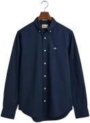 Gant Overhemd met lange mouwen Slim fit poplin overhemd licht slijtvas...