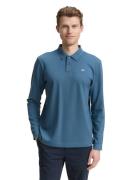 Tom Tailor Poloshirt met lange mouwen met logoborduursel