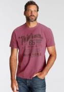 Man's World T-shirt Korte mouwen, met stijlvolle print, ronde hals, va...