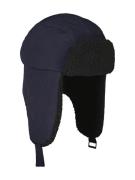 Lerros Pet met oorkleppen LERROS trapperpet van nylon, effen kleur