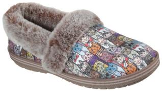 Skechers Pantoffels TOO COZY CHIC CAT Huisschoen met grappige kattenpr...