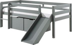 Vipack Speelbed Pino, massief dennenhout, met lattenbodem, 2 rolboxen,...