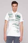 CAMP DAVID Poloshirt met logoprint