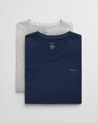 Gant Shirt met korte mouwen V-NECK T-SHIRT 2-PACK