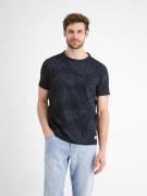 Lerros T-shirt LERROS jacquard T-shirt voor heren