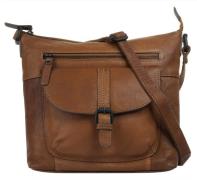 X-Zone Schoudertas echt leder