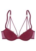Lascana Push-up-bh van kant in leuke linten-look, sexy dessous