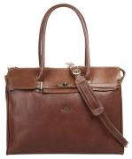 Piké Shopper echt leer, made in italy