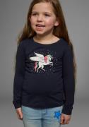 KIDSWORLD Shirt met lange mouwen Met leuke eenhoornprint lange mouwen,...