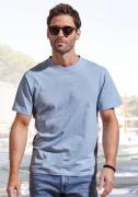 John Devin T-shirt Met structuur van gestructureerde katoenkwaliteit