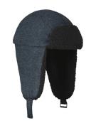 Lerros Pet met oorkleppen LERROS trapperpet, zigzag-patroon met teddyv...