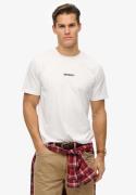 Superdry Shirt met ronde hals MICRO LOGO T SHIRT