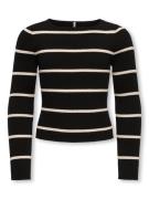 KIDS ONLY Gebreide trui KOGIBI LS RIB BOATNECK CP KNT